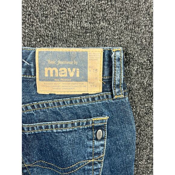 MAVI Kate Style 174 25x30 Bootcut Denim Jeans Womens  Button Fly Low Rise Blue - Picture 6 of 13